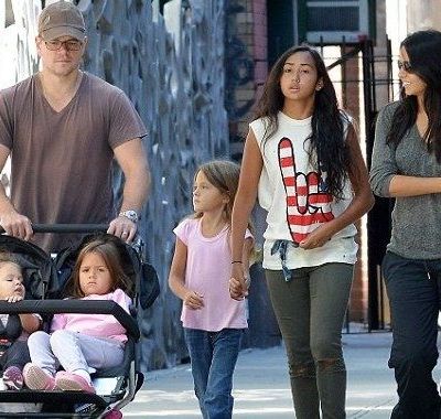 Matt Damon: Βόλτες με τις γυναίκες της ζωής του