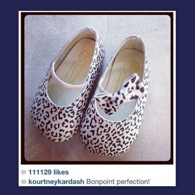 Τα πρώτα παπουτσάκια της κόρης της Kourtney Kardashian