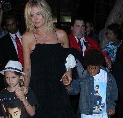 Heidi Klum: Με τα παιδιά της και τον Martin Kristen στη συναυλία του Justin Bieber! (video)