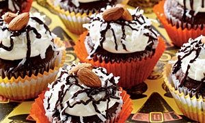Cupcakes με σοκολάτα και καρύδα!