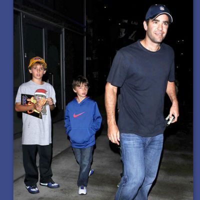 Pete Sampras: Με τους γιους του στον αγώνα των Lakers