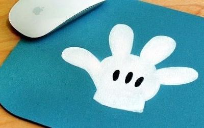 Φτιάξτε ένα mouse pad με το γάντι του Mickey