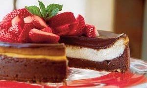 Cheesecake με σοκολάτα