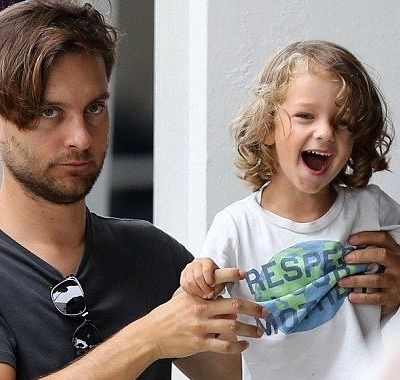 Ο Tobey Maguire και ο μικρός του… Spiderman