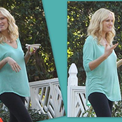 Malin Akerman: Στα πλατό με την κοιλίτσα φουσκωμένη