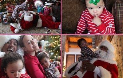 Χριστουγεννιάτικες στιγμές με τη Mariah Carey, τον Nick Cannon και τα δίδυμα