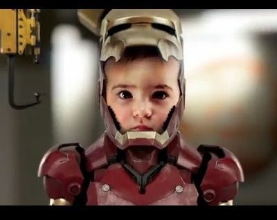Ο Iron Man έγινε Iron Baby Girl!