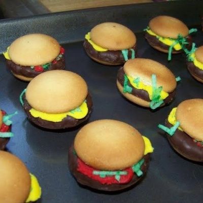 Κι όμως δεν είναι hamburgers, είναι μπισκότα!