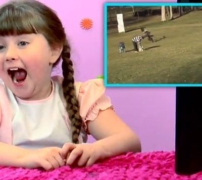 Πώς αντιδρούν τα παιδιά στο βίντεο του αετού που άρπαξε το μωρό!