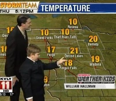 Ο μικρότερος μετεωρολόγος του κόσμου!