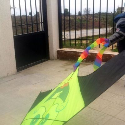 Πέταξα τον αετό με τον δικό μου τρόπο!