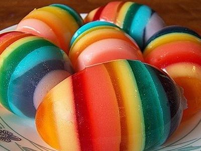 Τέλεια πολύχρωμα αβγά από ζελέ!