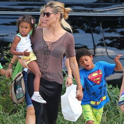 Η Heidi Klum δίνει ένα δολάριο την ημέρα στα παιδιά της για να πίνουν το χυμό τους!