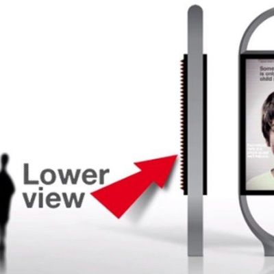 Η αφίσα για την κακοποίηση που μπορούν να δουν μόνο τα παιδιά!