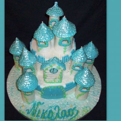 My cakes - My hobby! Ενα ζαχαρωτό κάστρο για τον γλυκό μας πρίγκιπα!