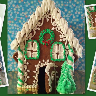 My cakes - My hobby! Φτιάχνουμε Χριστουγεννιάτικο μπισκοτένιο σπιτάκι!