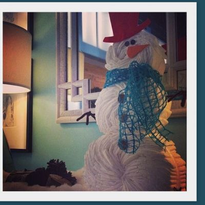 Σε ποια διάσημη μαμά ανήκει ο ευφάνταστος χιονάνθρωπος φτιαγμένος από πετσέτες;