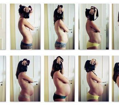 Εννέα μήνες εγκυμοσύνης, δέκα φωτογραφίες και ένα μωρό! Ενα μοναδικό πρότζεκτ (εικόνες)