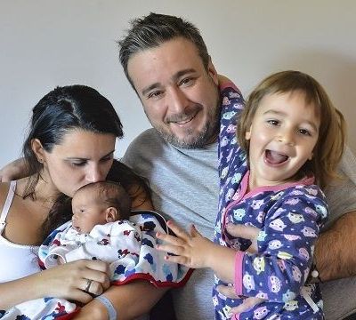 O Master Chef Γιώργος Γεράρδος μας συστήνει την νεογέννητη κόρη του, Αδαμαντία! (εικόνες)