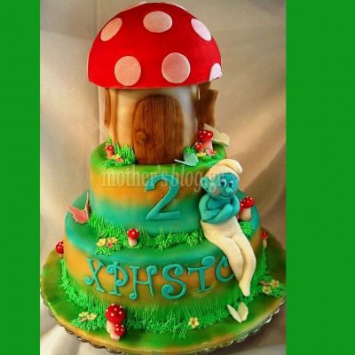 My cakes - My hobby! Φτιάχνουμε μία φανταστική Στρουμφοτούρτα!