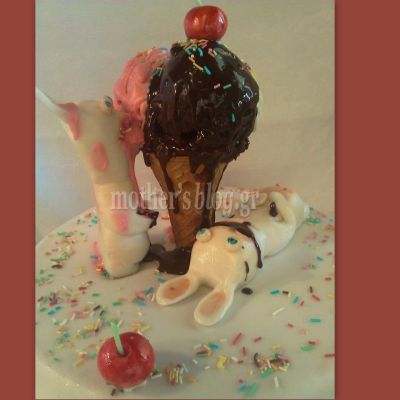 Μy cakes my hobby: Φτιάχνουμε παγωτό που... δεν λιώνει ποτέ!