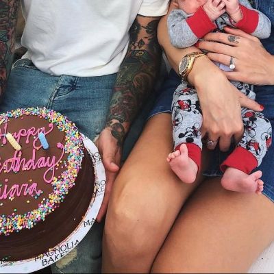 Γιόρτασε τα γενέθλιά της με τον 1,5 μηνών γιο της