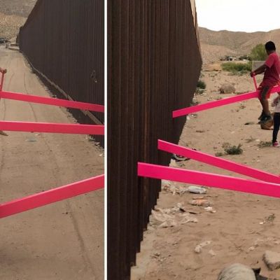 Τρεις τραμπάλες γίνονται σύμβολο ανθρωπιάς & ειρήνης (vid & pics)