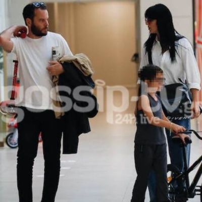 Η μαμά Ζενεβιέβ Μαζαρί σε βόλτα με τα παιδιά και τον σύζυγό της! (pics)