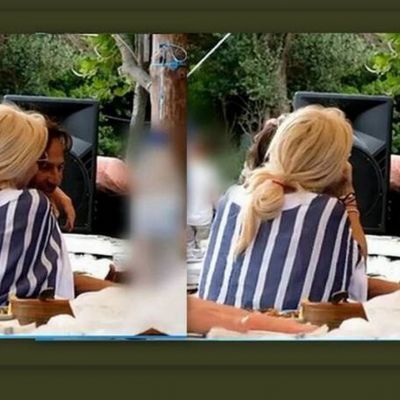 Μενεγάκη-Παντζόπουλος: Έτσι περνούν τα βράδια τους στην Άνδρο (Φώτο)