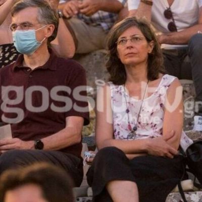 Σωτήρης Τσιόδρας: Σπάνια δημόσια εμφάνιση με τη σύζυγό του στην Επίδαυρο