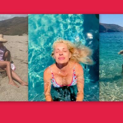 Ελένη Μενεγάκη: Όλες οι φορές που πόζαρε χωρίς ρετούς και έδειξε τις ατέλειές της