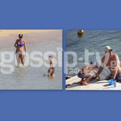 Χρουσαλά - Πατίτσας: Ατελείωτο το καλοκαίρι! Στη θάλασσα με τα παιδιά τους