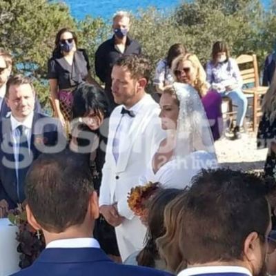 Ζουγανέλη-Δημητρίου: Οι πρώτες εικόνες από τον παραμυθένιο γάμο τους στις Σπέτσες