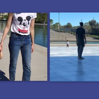 Ο γιος της κάνει τα πρώτα του βήματα κι εκείνη τον "χαζεύει" με τον αγαπημένο της