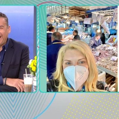 Τρελό γέλιο στο Πρωινό: «300 ευρώ που είναι το πρόστιμο είναι μόνο οι γαρίδες που πήρε η Μενεγάκη»