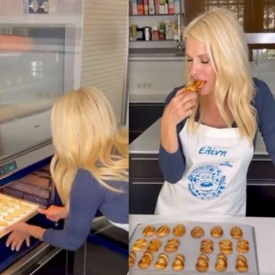 Μενεγάκη: Καρέ καρέ η συνταγή της για Πασχαλινά κουλουράκια με γεύση τσουρέκι!