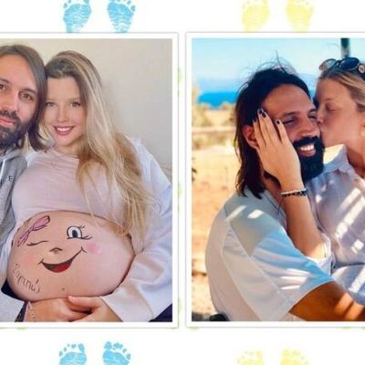 Κωνσταντίνα Κομμάτα - Γιώργος Σαμαράς:  Έγιναν γονείς - Οι πρώτες φώτο από το μαιευτήριο με το νεογέννητο