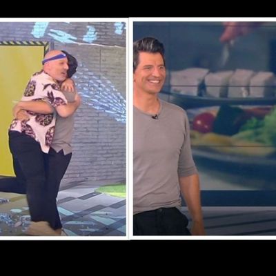 Καλό μεσημεράκι: Ο Σάκης Ρουβάς πήγε στον Μουτσινά με γκρίζα μαλλιά και τον σήκωσε στον αέρα