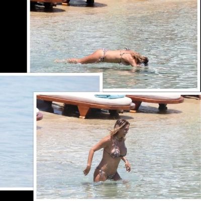 Έλλη Κοκκίνου: Οι βουτιές στη Μύκονο, το μπικίνι και ο χαιρετισμός στους παπαράτσι