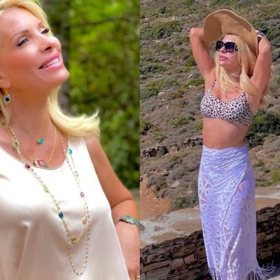 Ελένη Μενεγάκη: Kαφεδάκι με θέα το Αιγαίο! Η νέα φωτό χωρίς μακιγιάζ από την Άνδρο