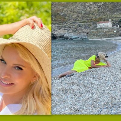 Ελένη Μενεγάκη: Το άλμπουμ από τις πρώτες στιγμές της στην Άνδρο