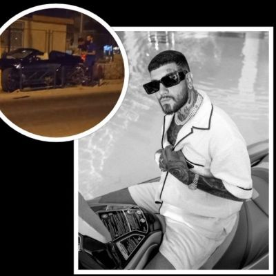 Τροχαίο ατύχημα για τον Snik - Καρφώθηκε το υπερπολυτελές αυτοκίνητό του σε διαχωριστική νησίδα