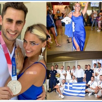 Επέστρεψε από Τόκιο η εθνική ομάδα πόλο - Το απίθανο look της Μεταξά στο αεροδρόμιο για τον Καπότση