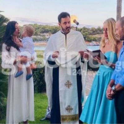 Αποκλειστικό: Η βάφτιση του γιου των Φλορίντας Πετρουτσέλι-Άρη Γούτου με νονούς Μελέτη-Μαροσούλη