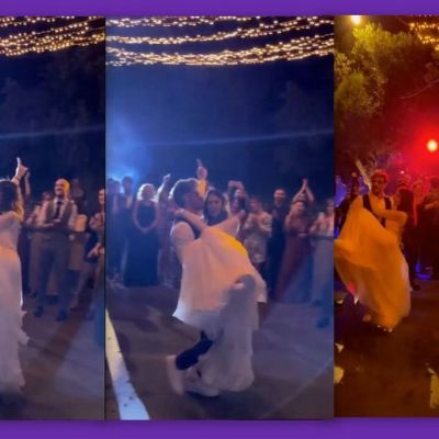 Άκης Πετρετζίκης - Κωνσταντίνα Παπαμιχαήλ: Ο ξέφρενος χορός τους στο γαμήλιο πάρτι!