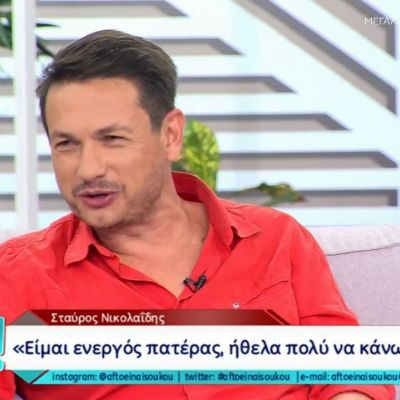 Σταύρος Νικολαΐδης: «Όλα τα μωρά που χάσαμε έχουν ενσωματωθεί στην ψυχή του γιου μας» (Video)