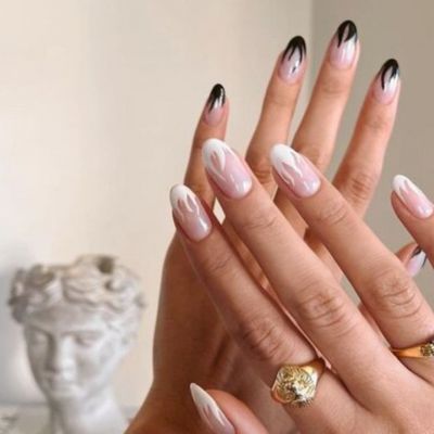 Black & white nails: Ο απόλυτος συνδυασμός χρωμάτων για το μανικιούρ σου