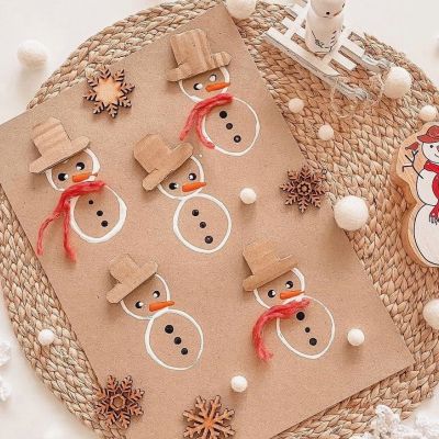 Χριστουγεννιάτικες κατασκευές: Πώς να φτιάξετε τρισδιάστατα χιονανθρωπάκια