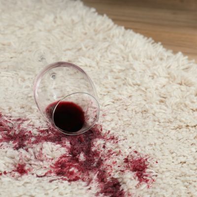 To tip της μαμάς: Πώς θα βγει από το χαλί ο λεκές από κόκκινο κρασί