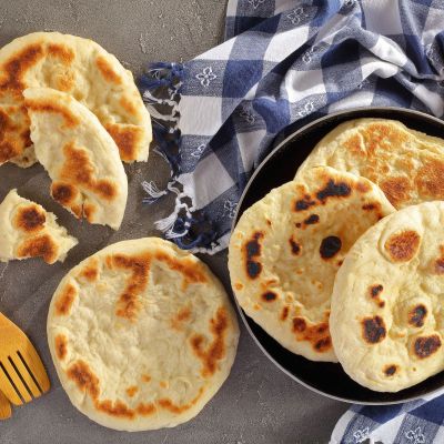 Pancakes με φέτα και μέλι